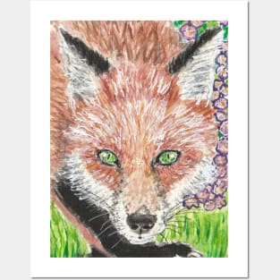 Fox  art  nature Posters and Art